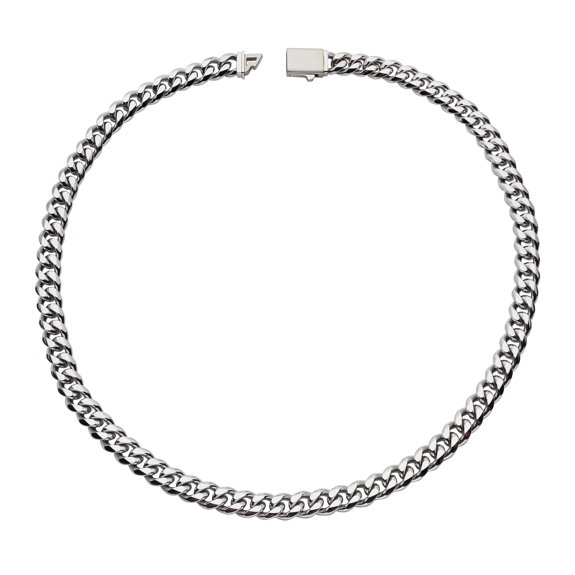 Unique & Co Men's Steel Curb Necklace LAK-288