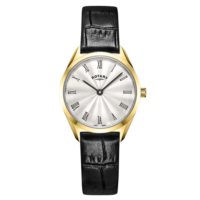 Rotary Ultra Slim Ladies Strap Watch LS08013/01