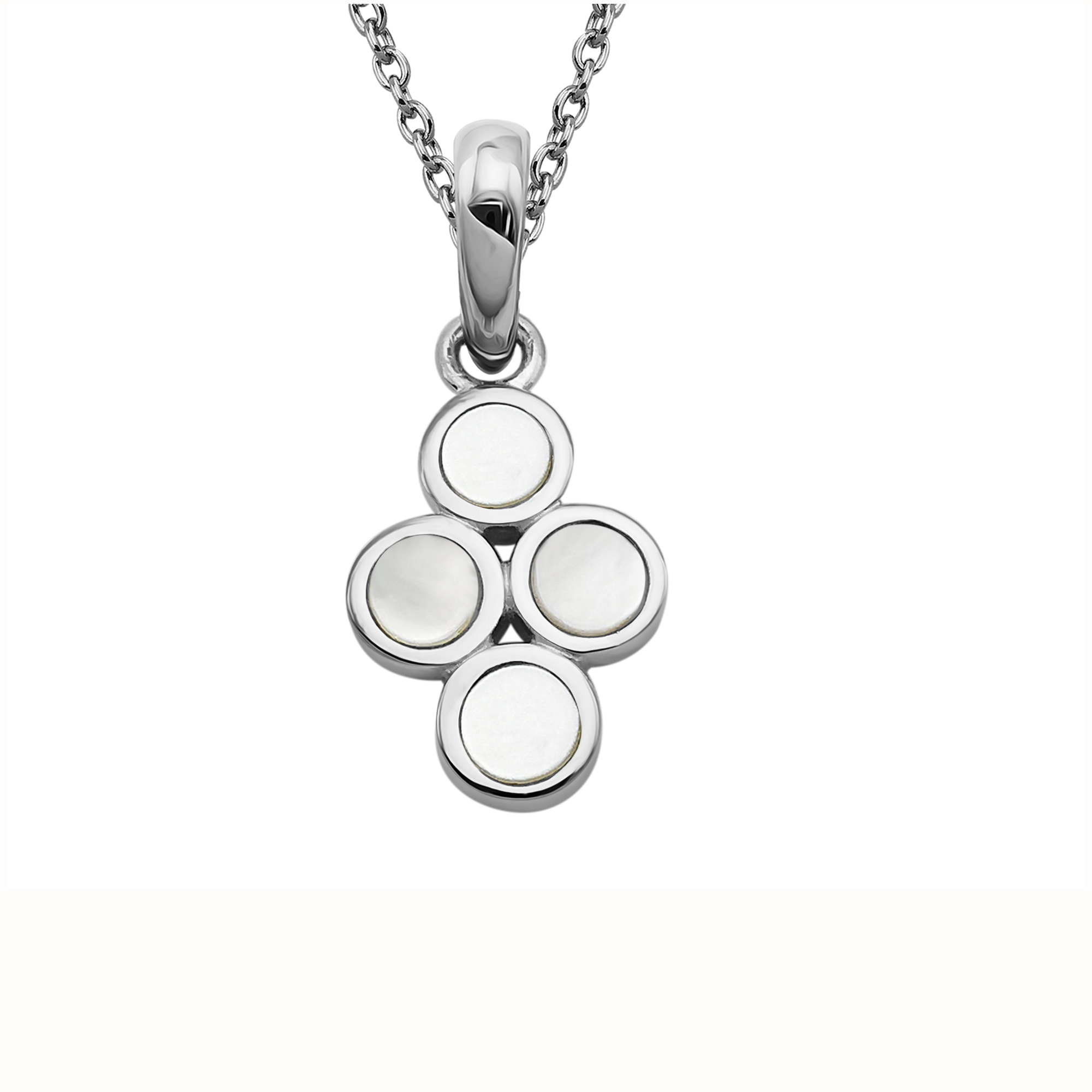 Unique & Co Sterling Silver MOP Pendant MK-970