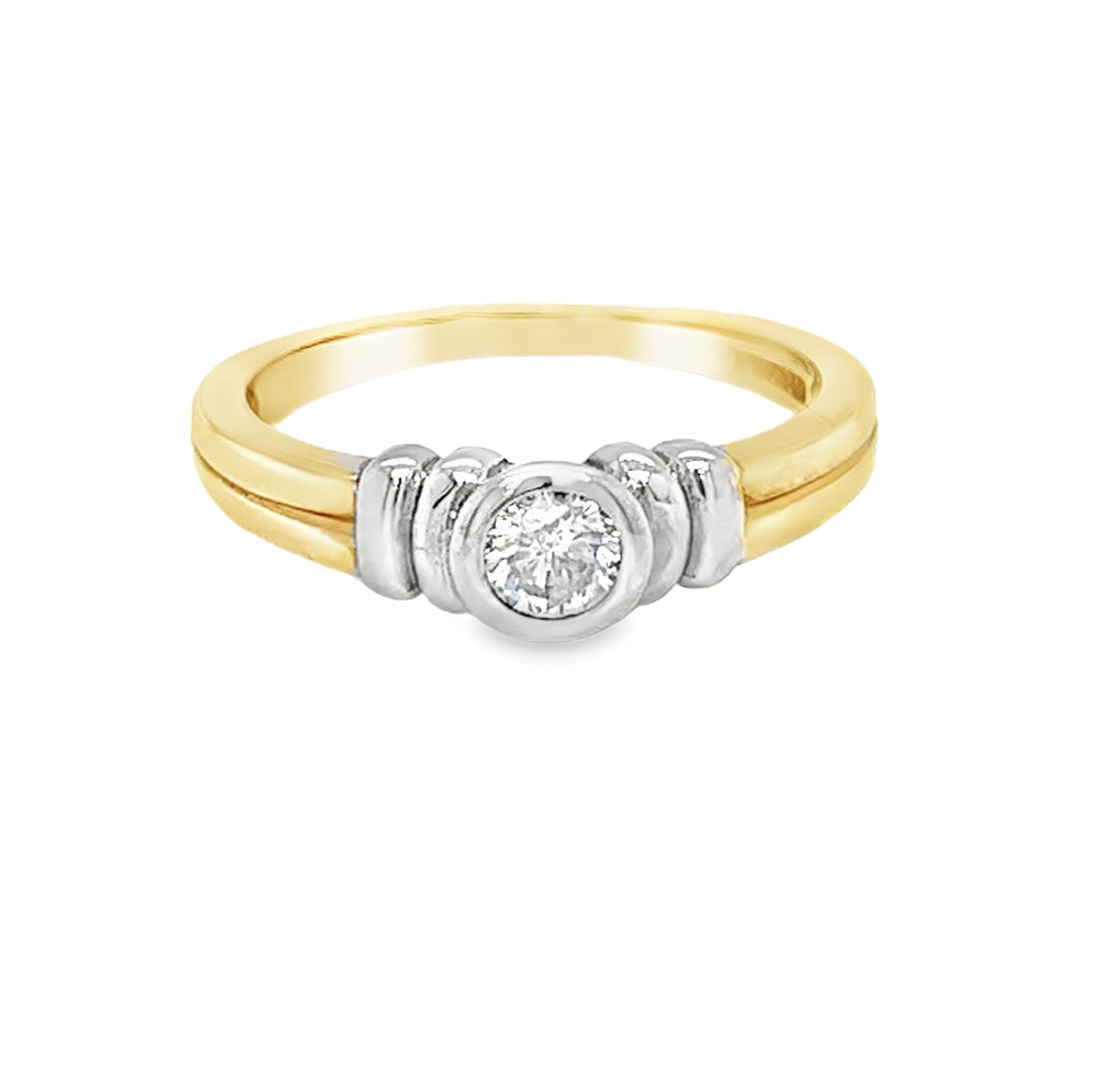 Solitaire Diamond Ring Diamond 9ct Yellow Gold
