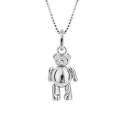 D for Diamond Teddy Bear Necklace P5299
