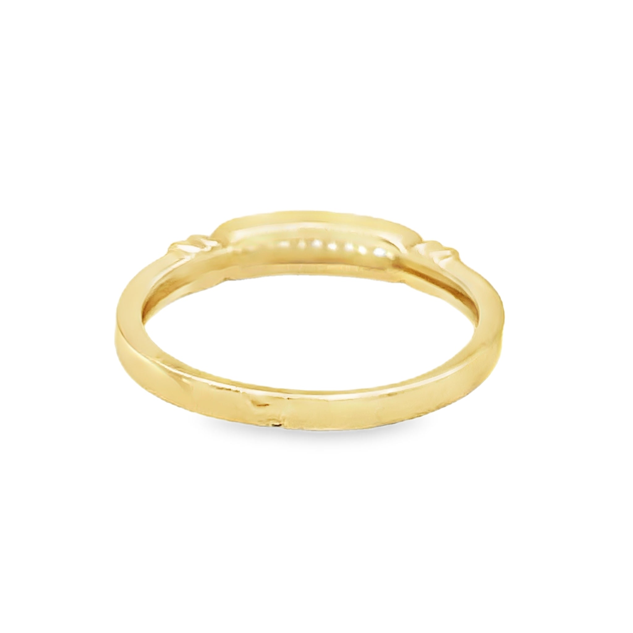 Diamond Eternity Ring 0.12ct Channel Set 9ct Gold rear