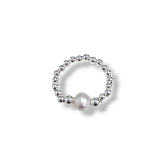 Dollie Jewellery White Pearl Ring