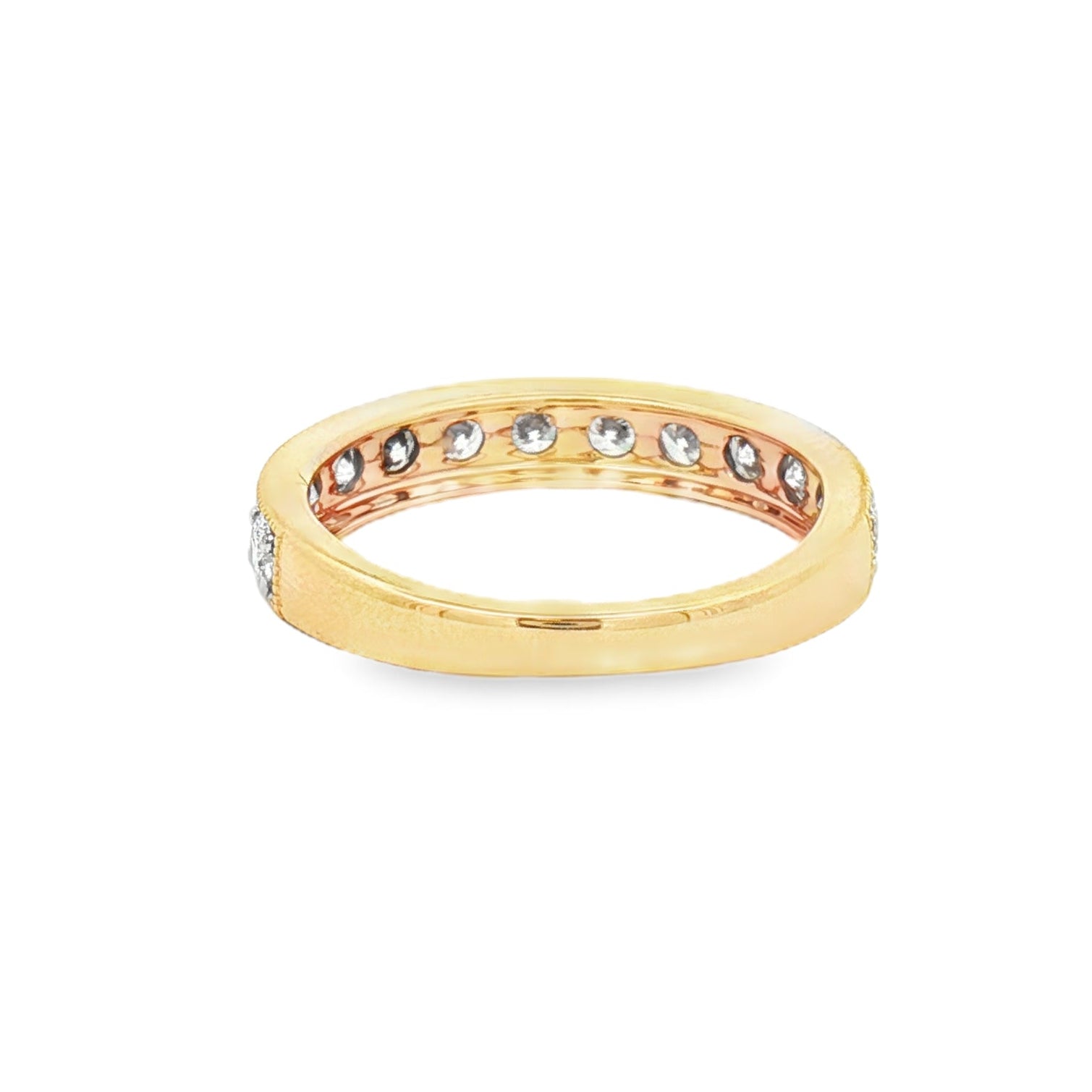 Diamond 13 Stone Eternity Ring 1.00ct 9ct Gold REAR