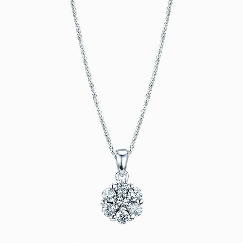 The Real Effect CZ Cluster Necklace RE32664