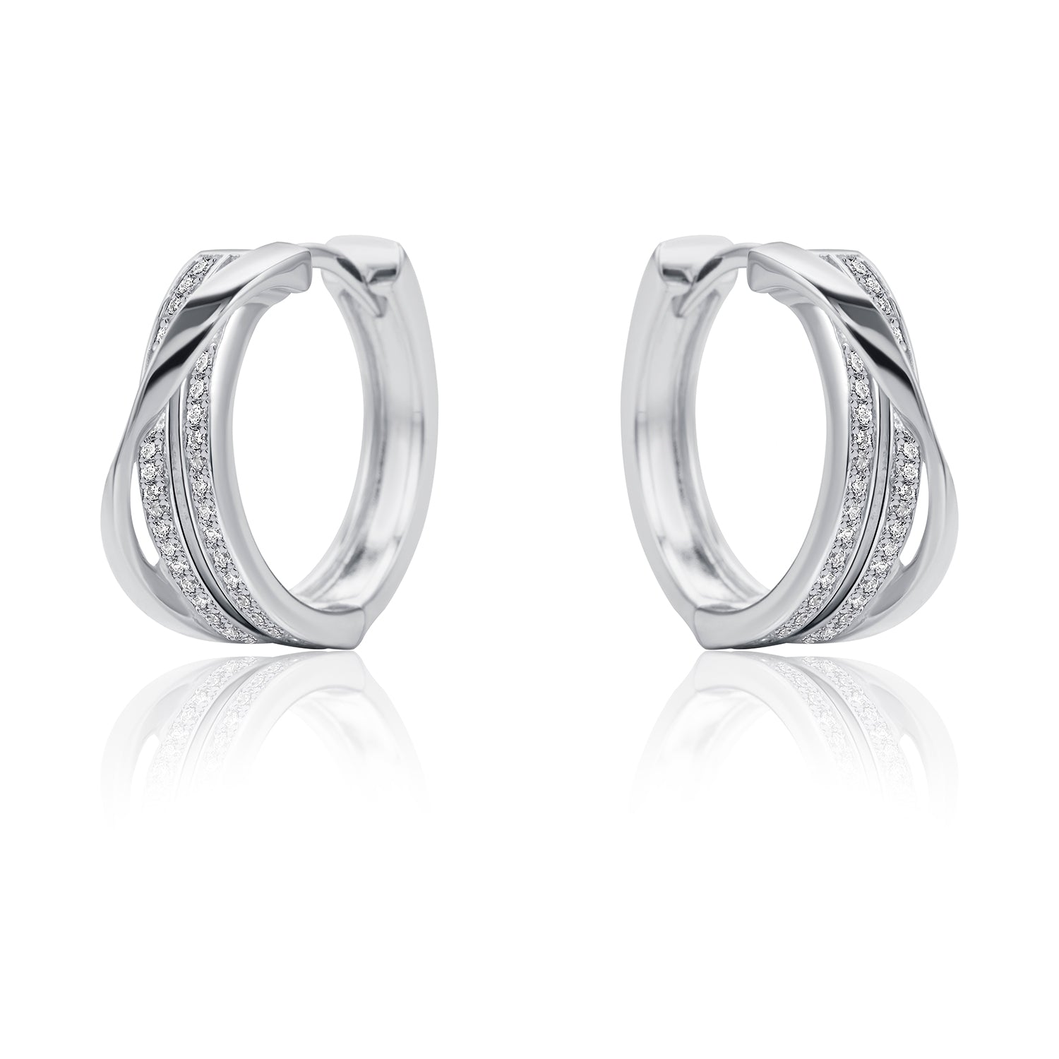 The Real Effect Hoop Earrings RE45164