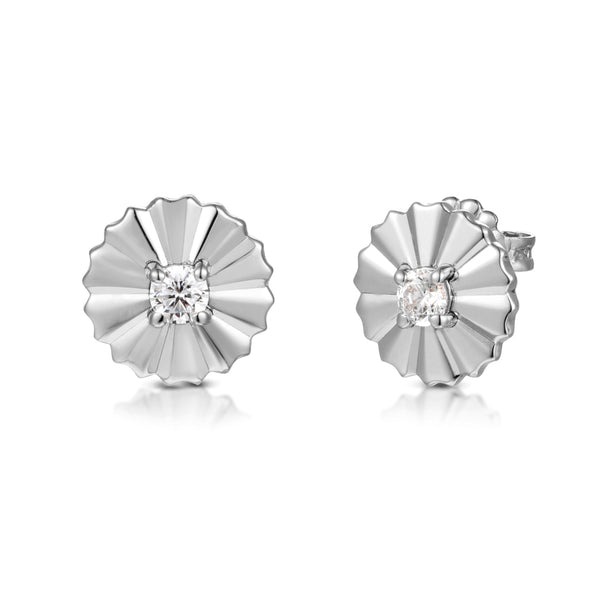 The Real Effect CZ Astro Stud Earring RE50964