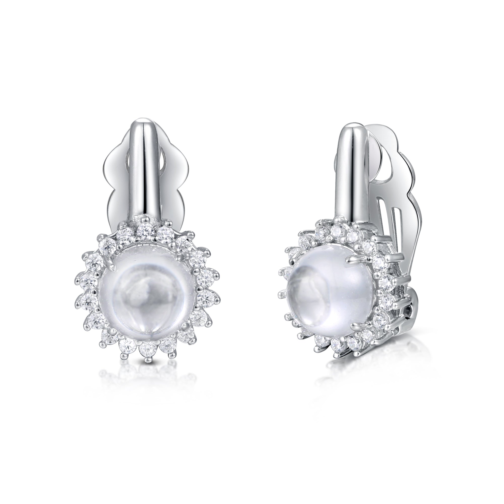 The Real Effect London Sterling Silver Clip On Earrings RE52954