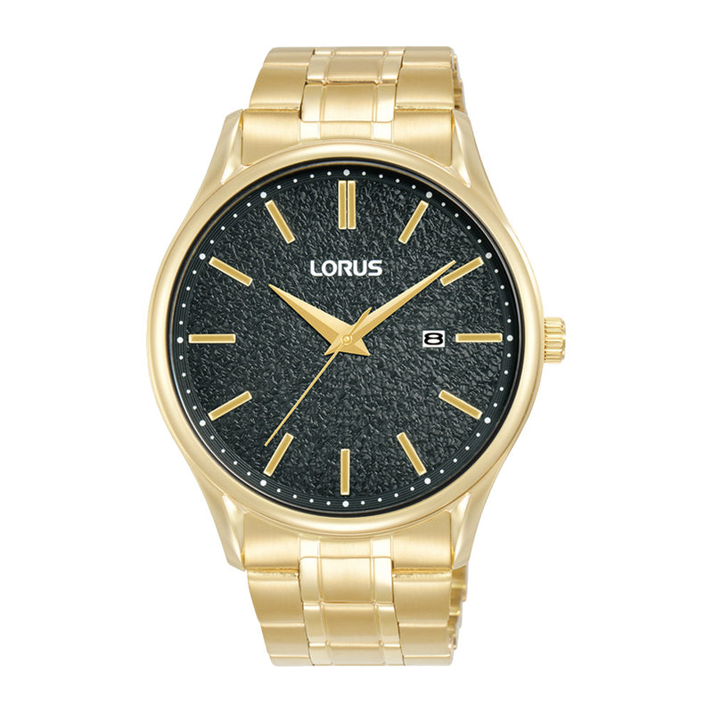 Lorus Men's Classic Gold Tone Bracelet Watch RH934QX9