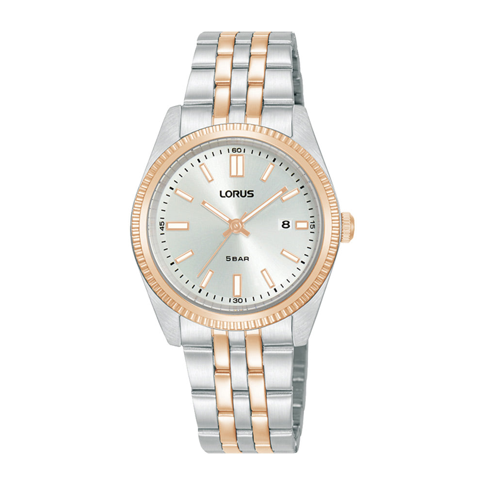 Lorus Ladies Classic Two Tone Bracelet Watch RJ282BX9