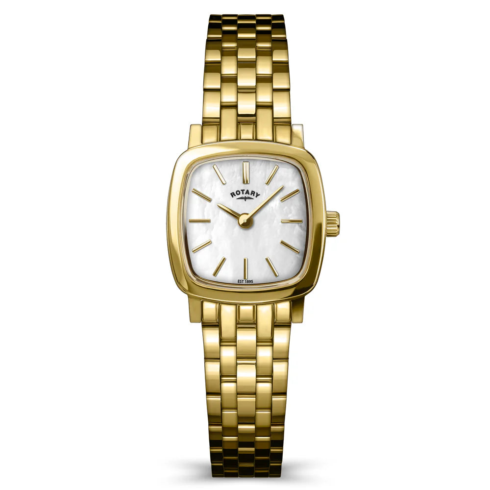 Rotary Heritage Astoria Ladies Gold Tone Bracelet Watch LRLB10044/41