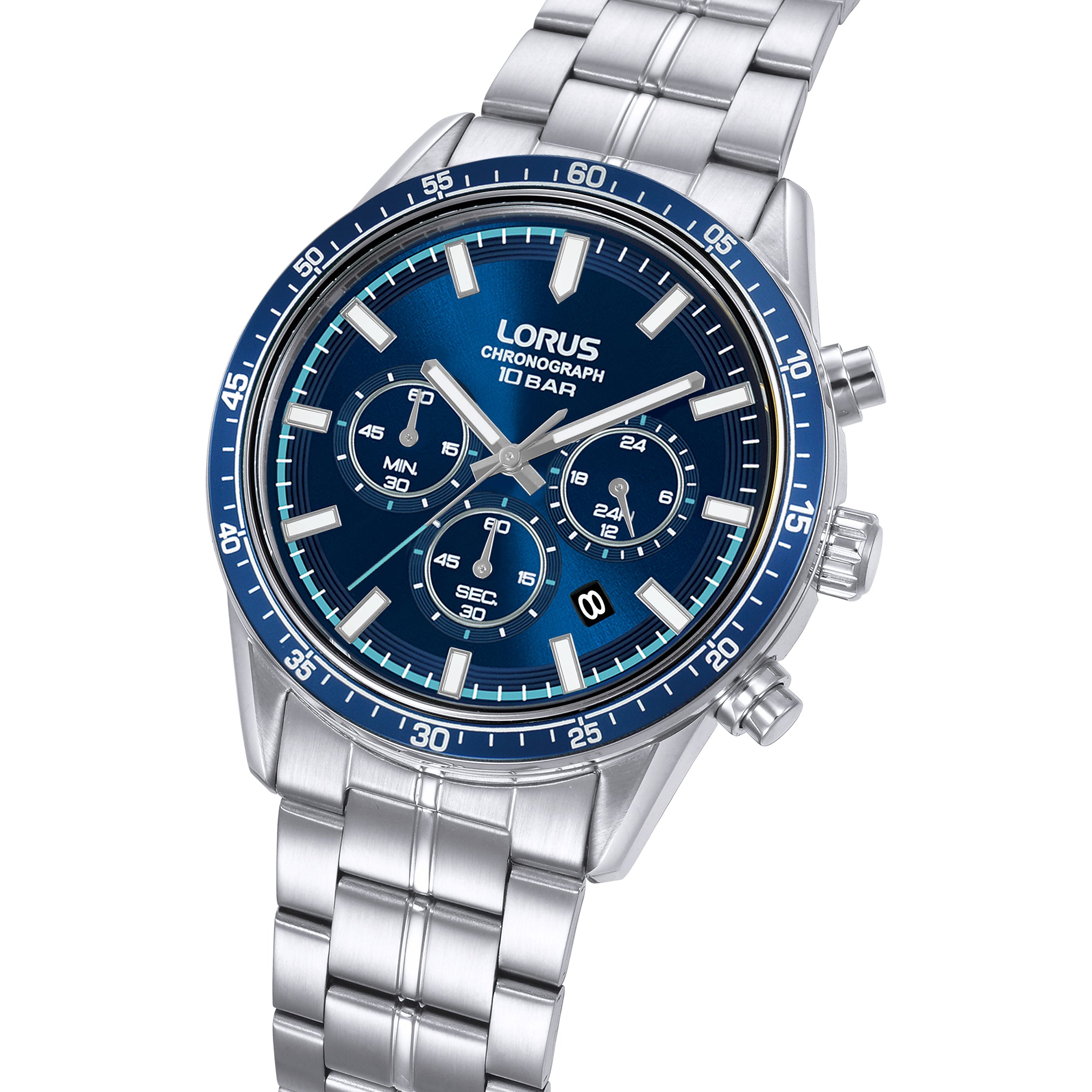 Lorus Men's Sports Chronograph Watch RT347LX9 SIDE