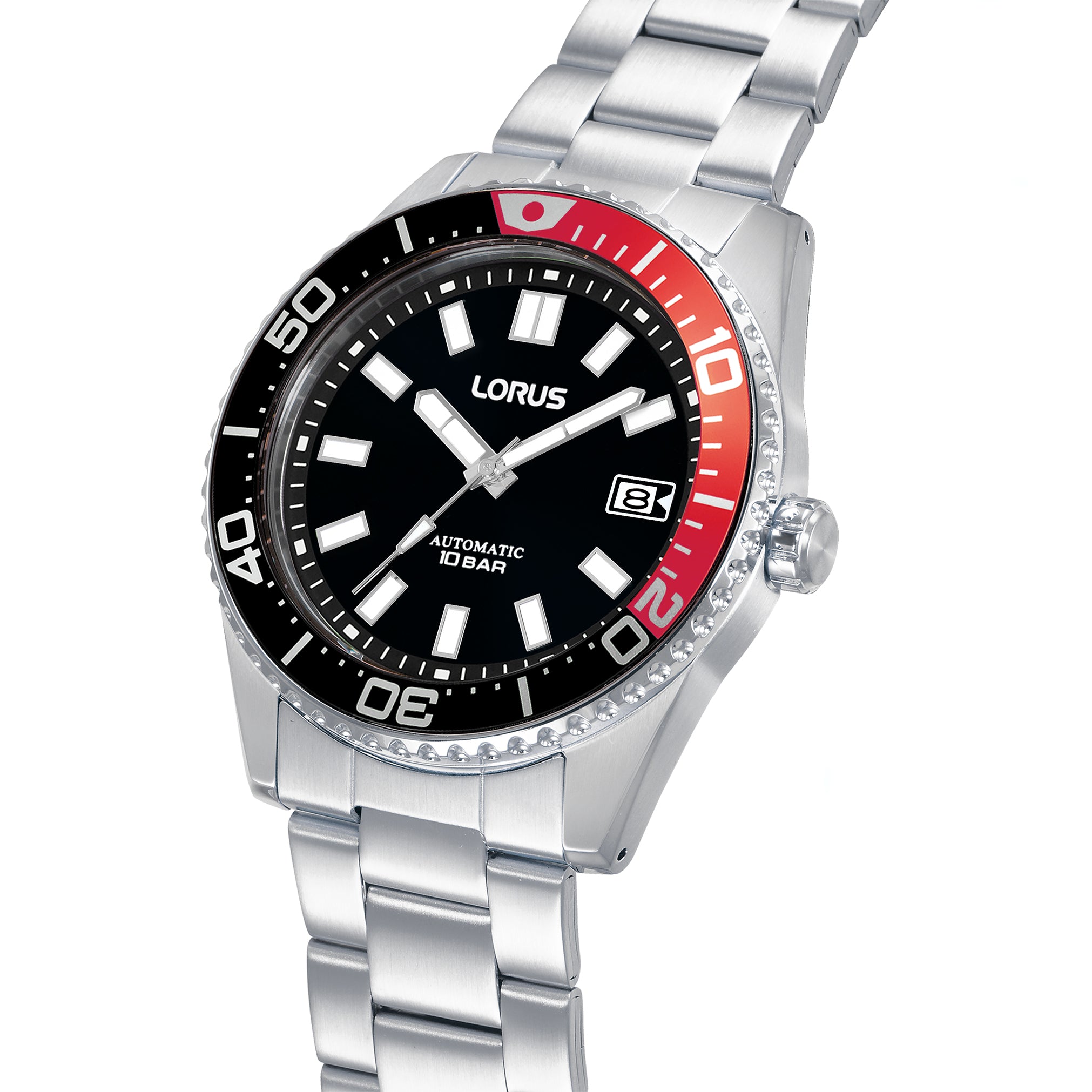 Lorus Men's Automatic Sports Bracelet Watch RU421AX9 side 