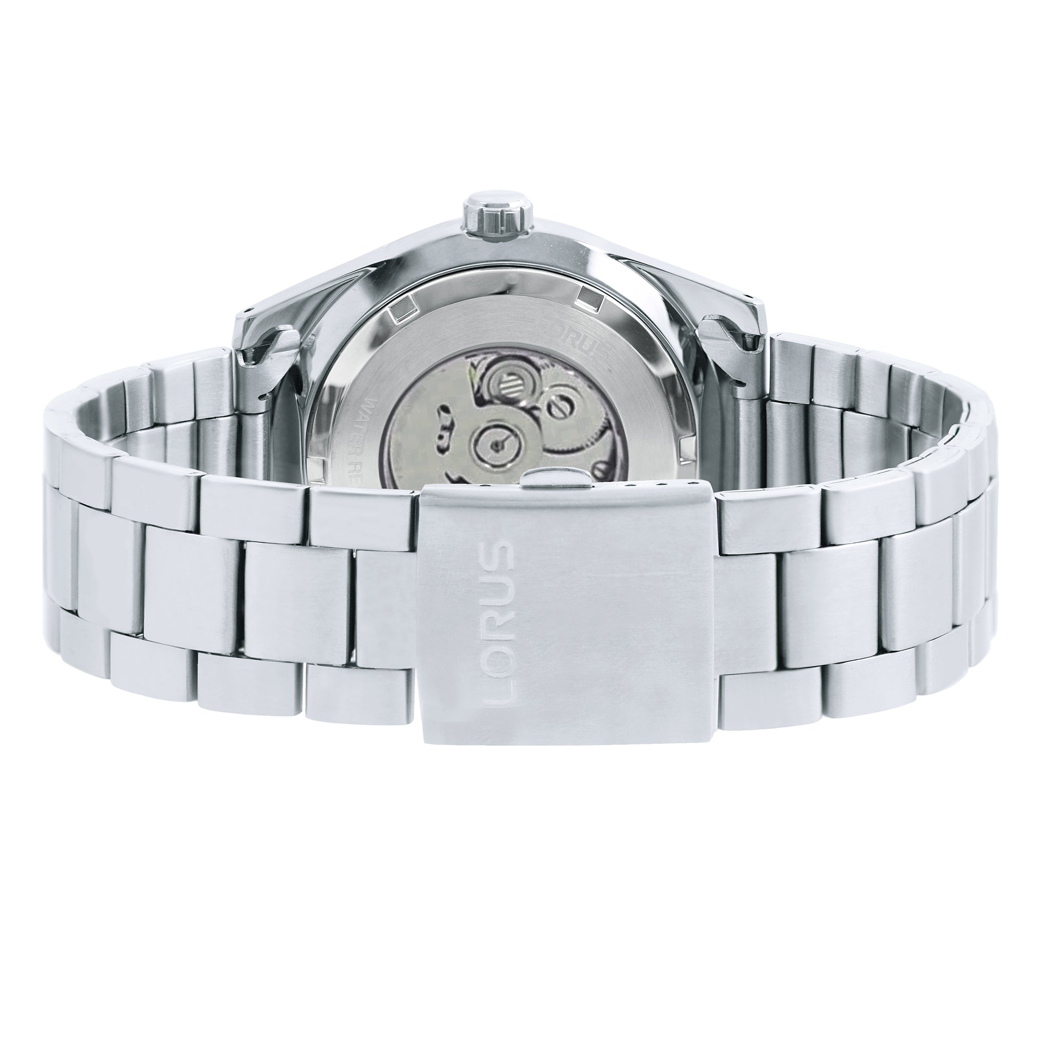 Lorus Men's Automatic Sports Bracelet Watch RU421AX9 back