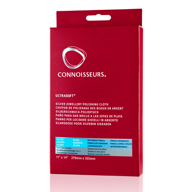 Connoisseurs® Silver Jewellery Polishing Cloth