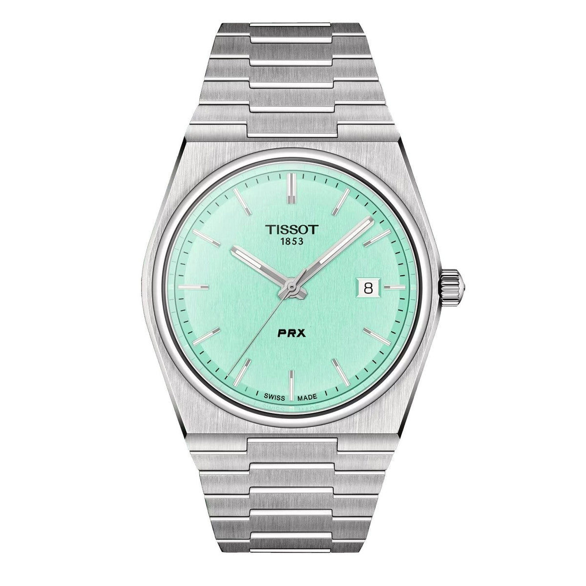 Tissot Mens Watch Prx Mint Green T137 410 11 091 01