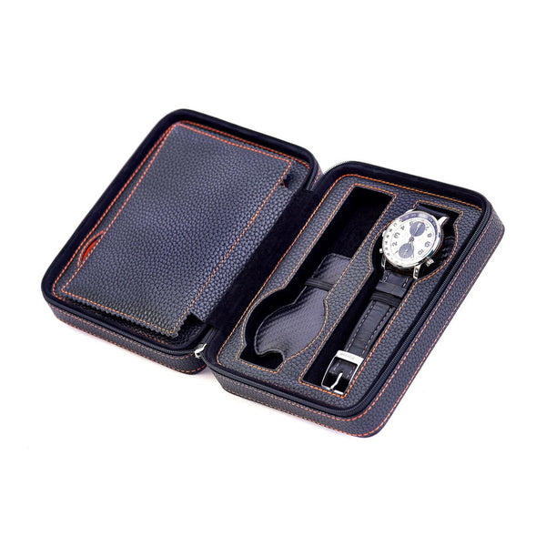 Leanschi Black & Orange 4 Watch Case