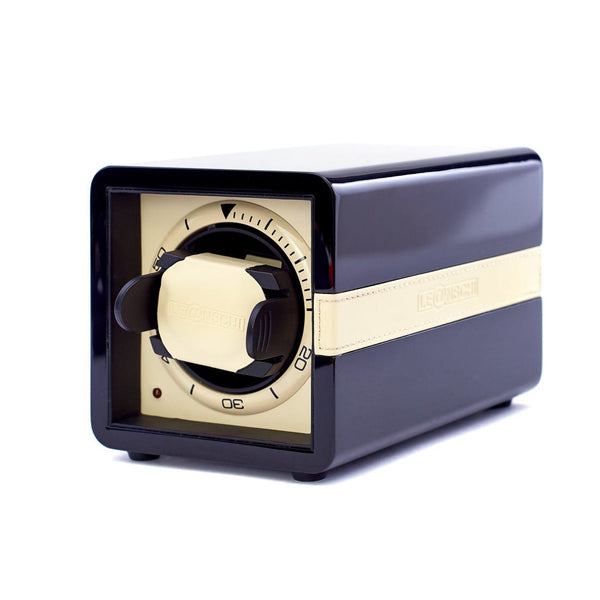 Leanschi Black & Ivory Single Watch Winder