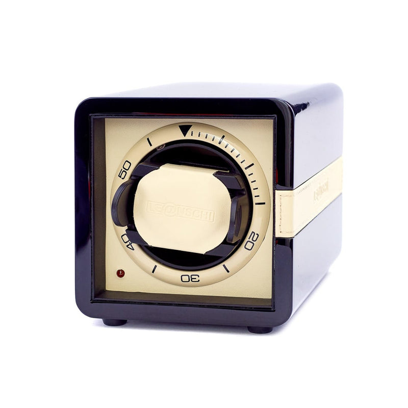 Leanschi Black & Ivory Single Watch Winder