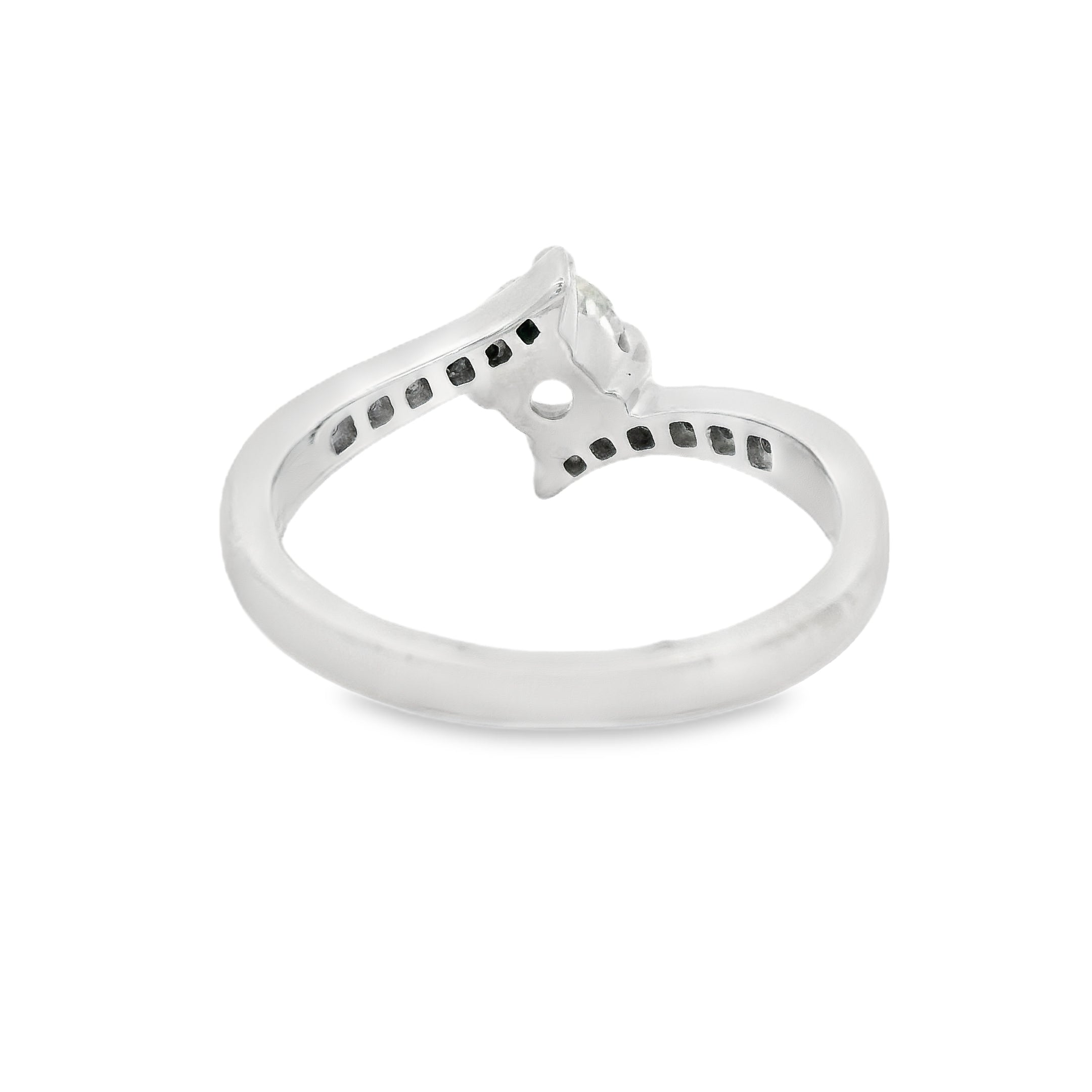 18ct White Gold Solitaire Diamond Engagement Ring 0.75ct