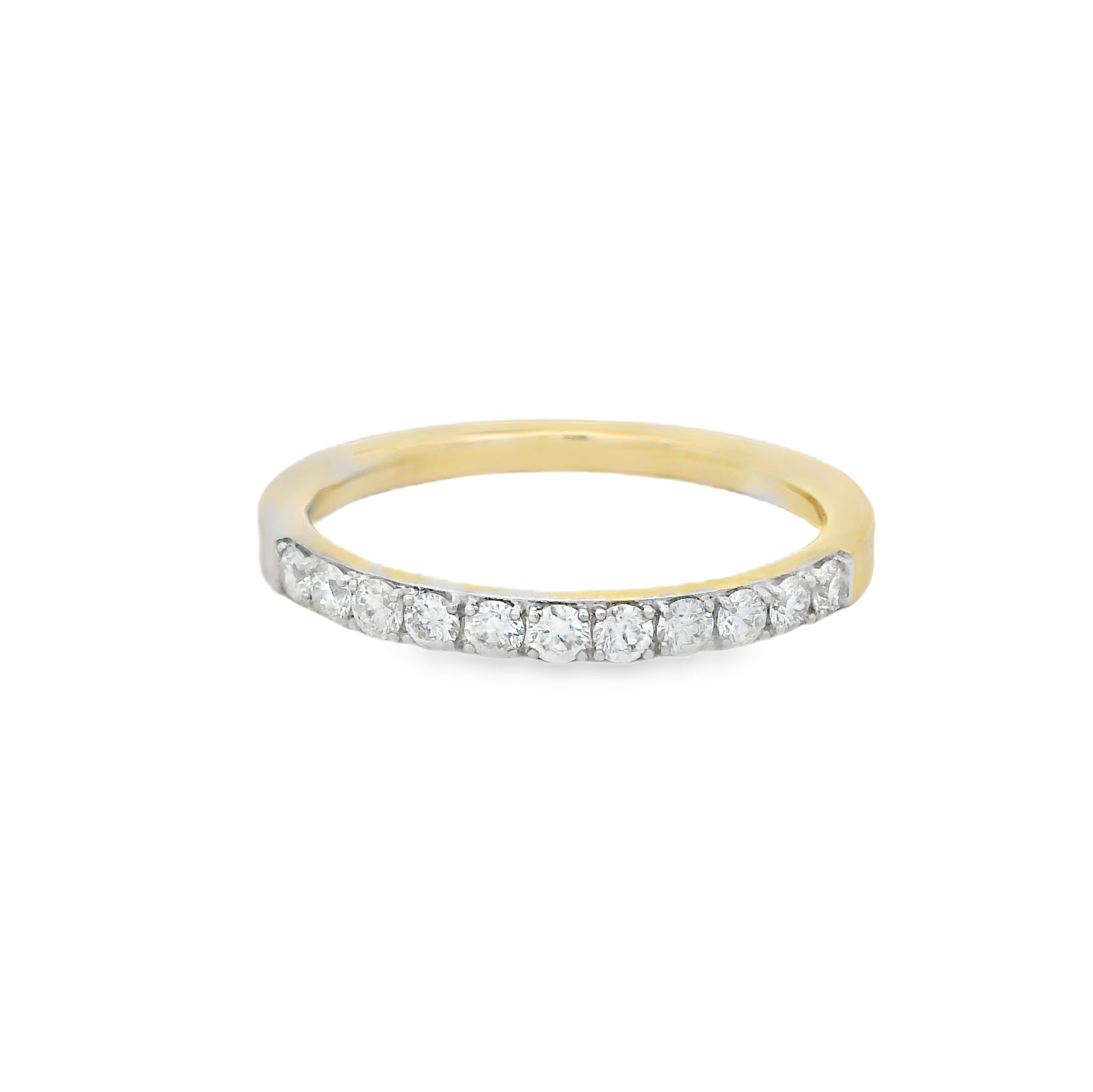Diamond 11 Stone Eternity Ring 0.27ct 18ct Gold