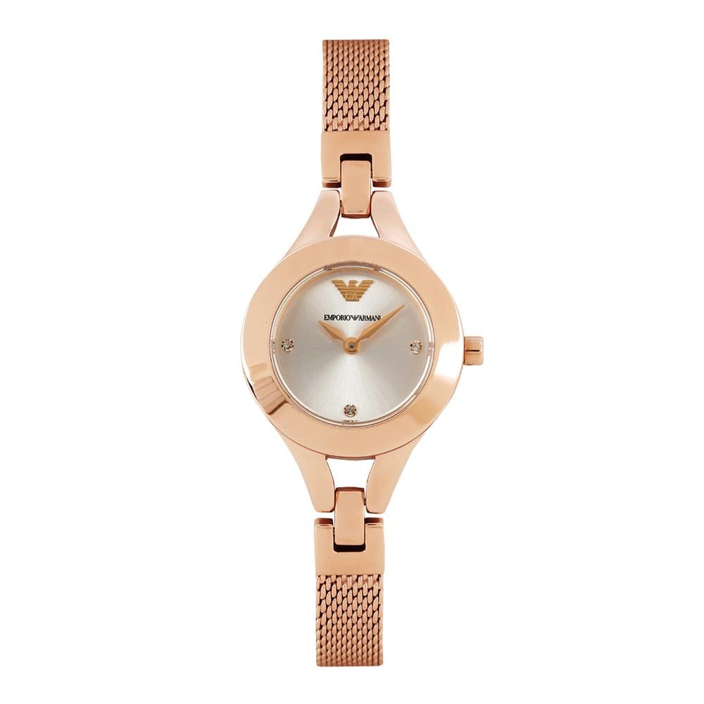 Emporio Armani Ar7362 Ladies Rose Gold Watch