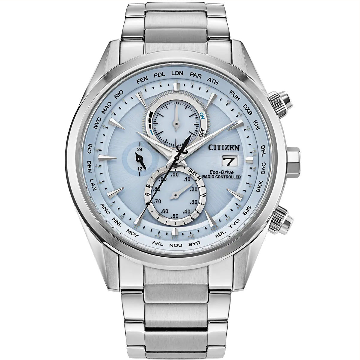 Citizen Mens Eco Drive A.T World Chronograph Watch AT8260-51M
