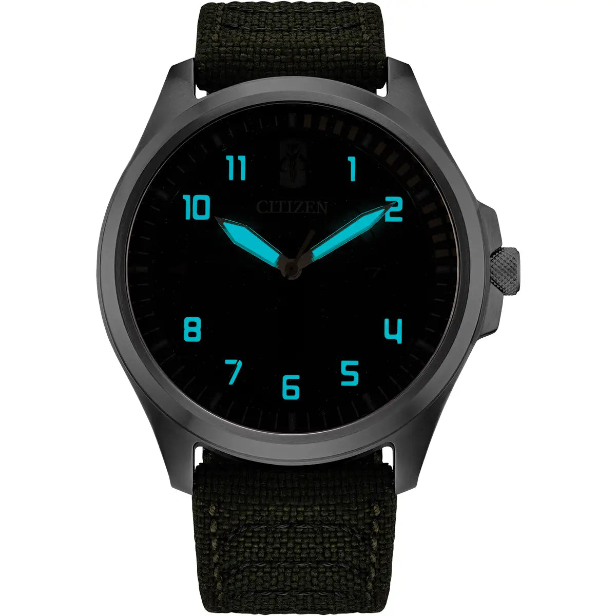 Citizen Men's Eco Drive Star Wars Boba Fett Bounty Hunter Inspired Watch Inspired Watch AW1418-06W NIGHT