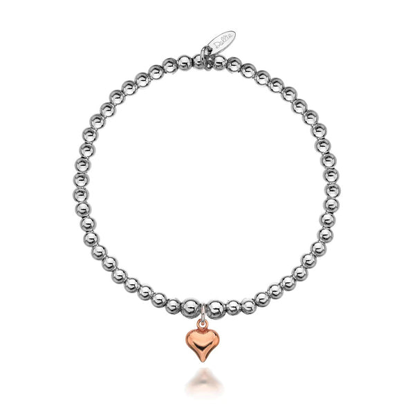 Dollie Jewellery Gigi Rose Heart Bracelet B0114