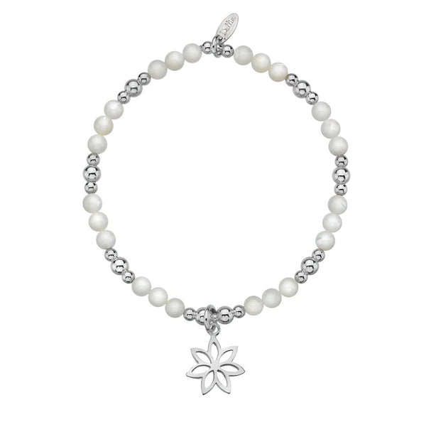 Dollie Jewellery Mother of Pearl Flower Bracelet  B0170