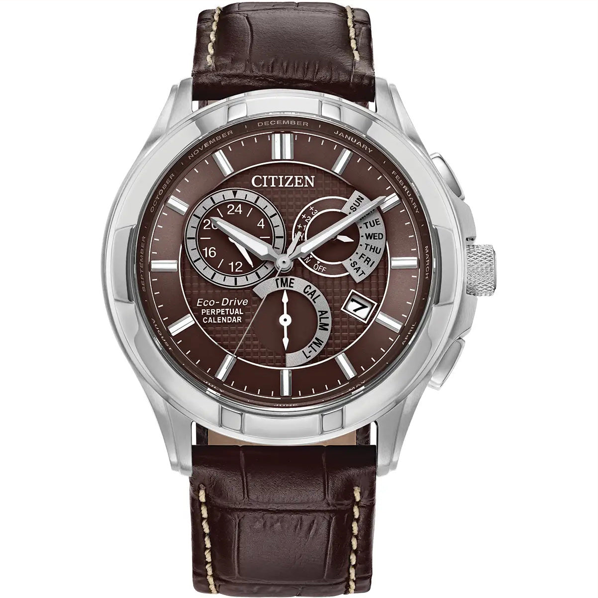 Citizen Mens Eco Drive Calibre 8700 Perpetual Calender Watch BL8160-07X