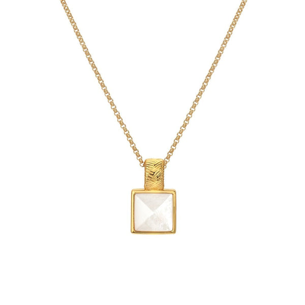 Hot Diamonds X Jac Jossa Calm Mother of Pearl Square Pendant DP896