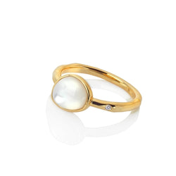 Hot Diamonds X Jac Jossa Calm Mother of Pearl Ring DR231