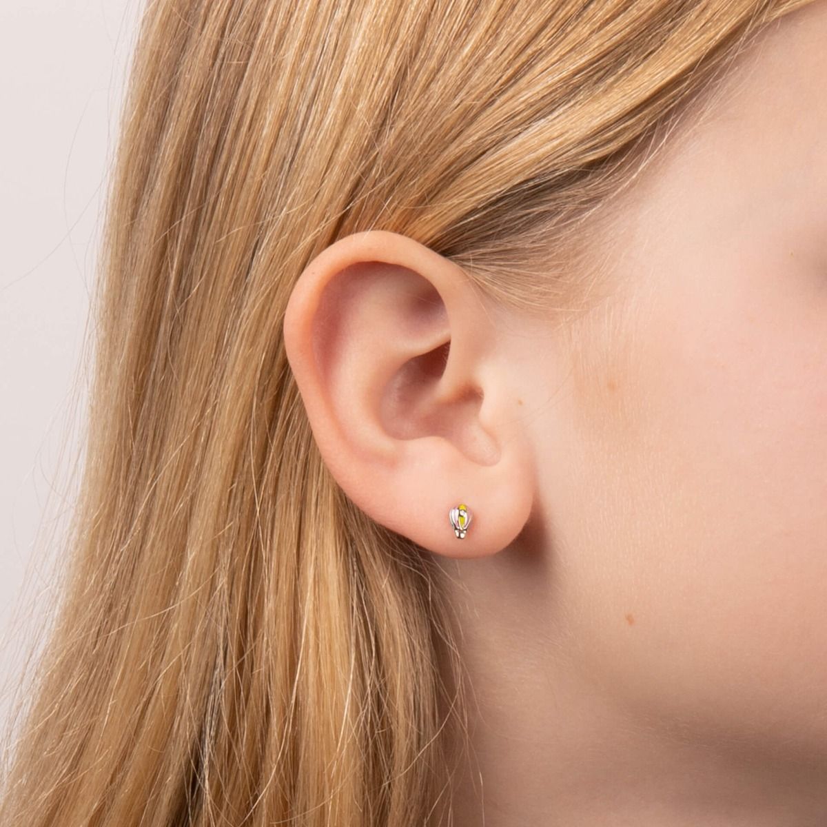 D for Diamond Hot Air Balloon Enamel And Diamond Earrings E6327 model