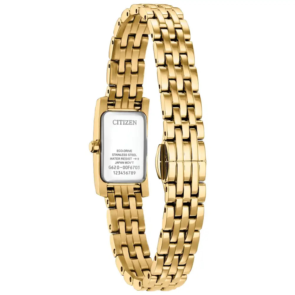 Citizen Ladies Eco Drive Petite Palidoro Watch EG7112-59D rear