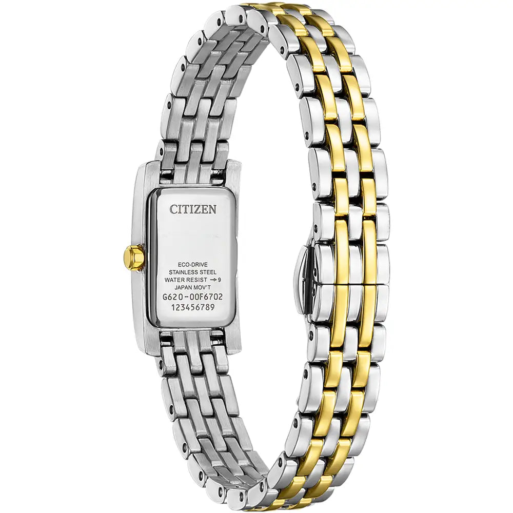 Citizen Ladies Eco Drive Petite Palidoro Watch EG7114-53D rear