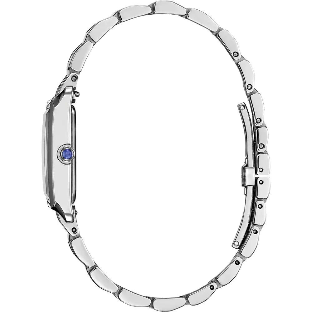 Citizen Eco Drive Ladies L Bianca Silver Tone Watch EW5620-55N side
