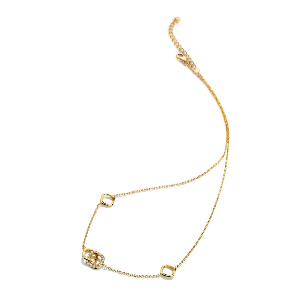 Hot Diamonds X Golden Edit Connected Necklace DN223