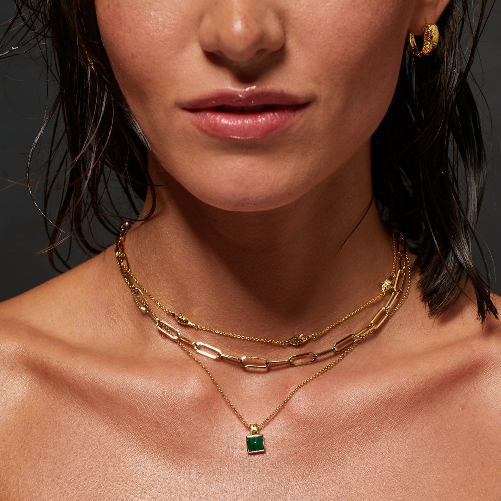 Hot Diamonds X Golden Edit Muse Necklace DN220 Model