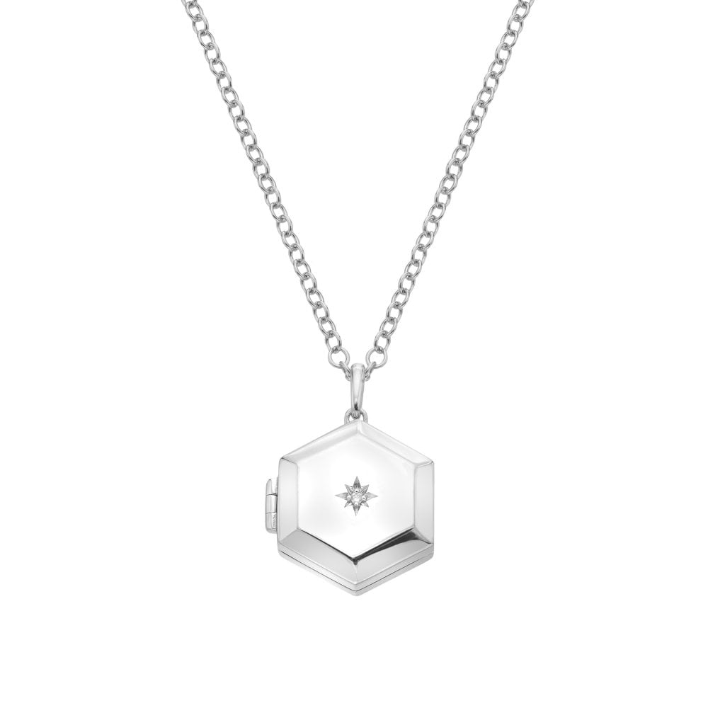 Hot Diamonds Hexagon Locket DP1100