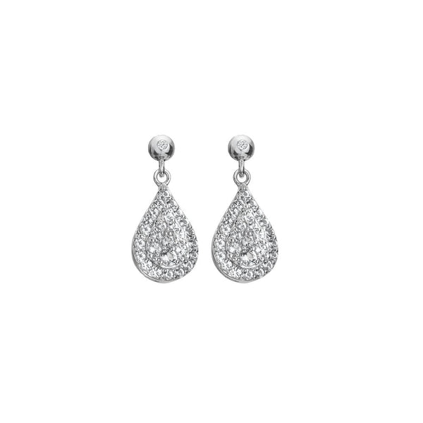 Hot Diamonds Glimmer White Topaz Earrings DE735
