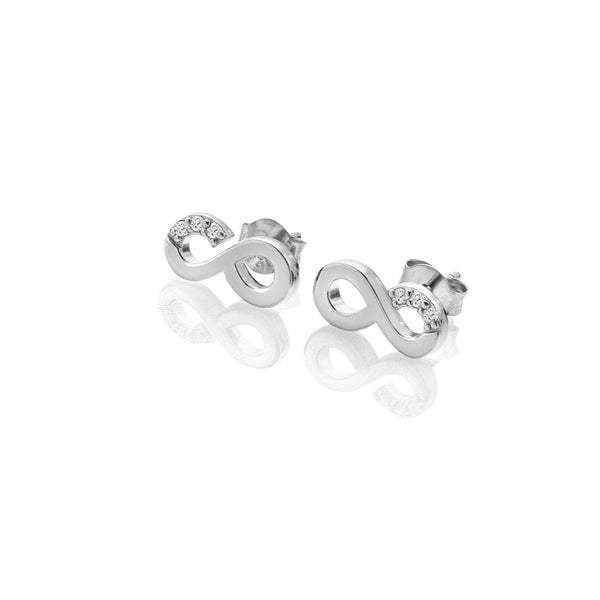 Hot Diamonds Infinity Earrings DE731 side