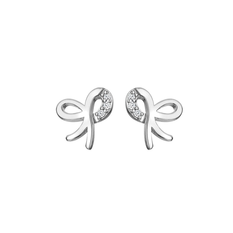 Hot Diamonds Ribbon Earrings DE730