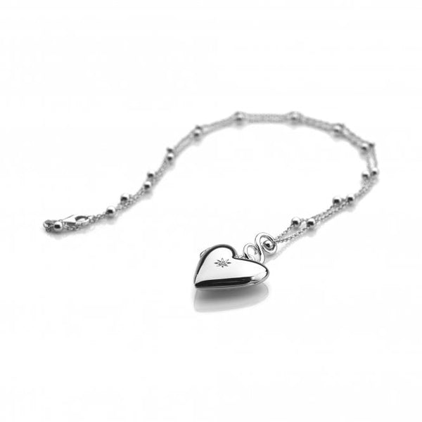 Hot Diamonds Romantic Small Heart Locket DP142 chain