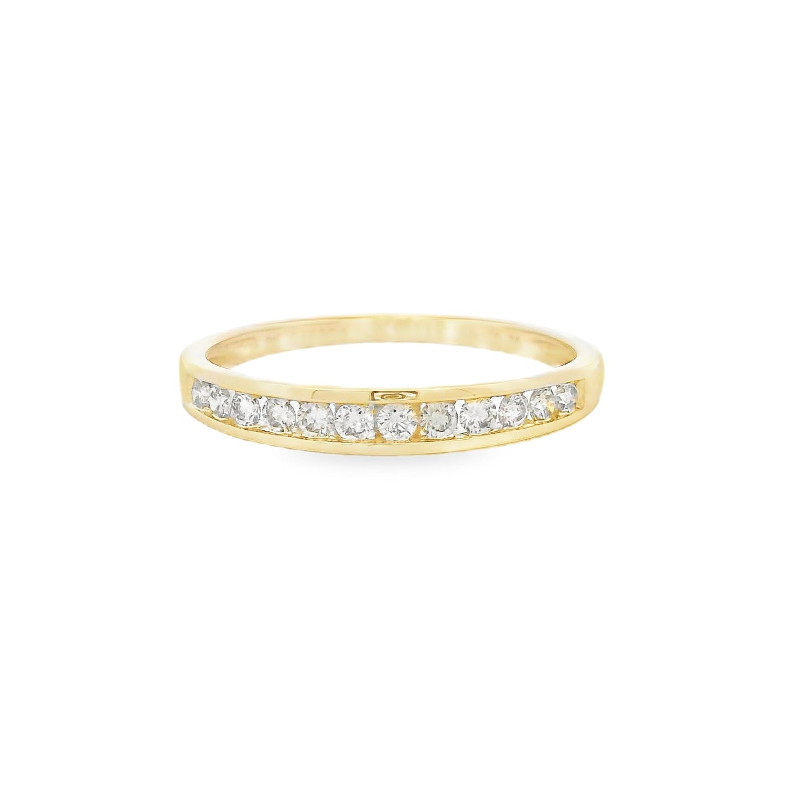 Diamond Eternity Ring 0.25ct Channel Set 9ct Gold