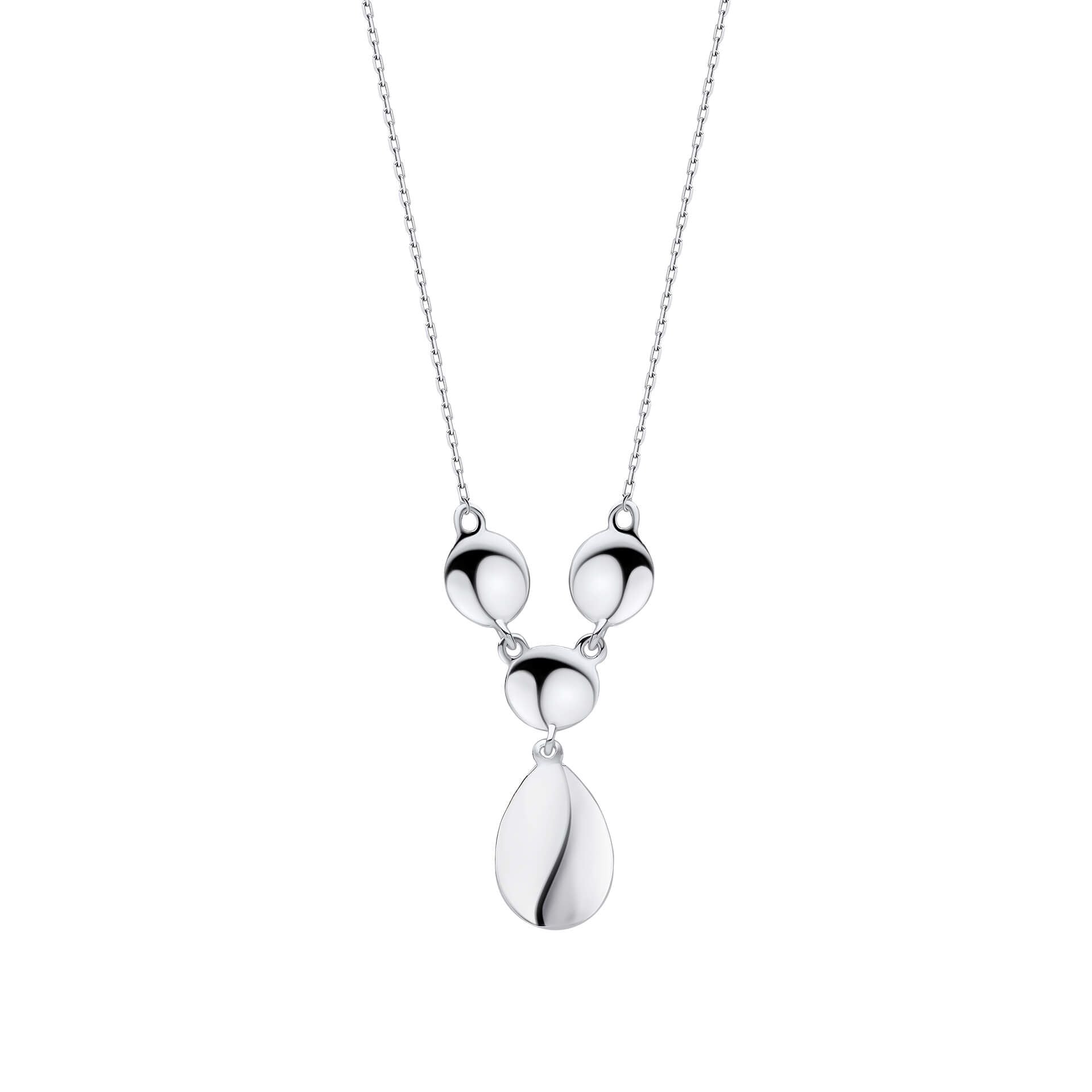 Sterling Silver Pebbles Necklace