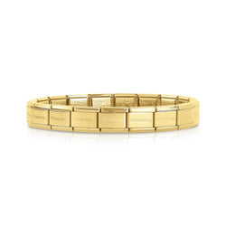 Nomination Classic Matt Gold Plated Composable Starter Bracelet Striacroft Jewellers