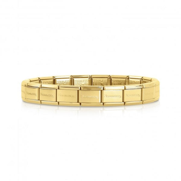 Nomination Classic Gold Plated Composable Starter Bracelet