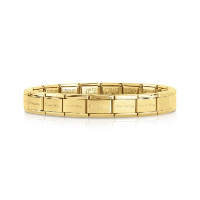 Nomination Classic Gold Plated Composable Starter Bracelet