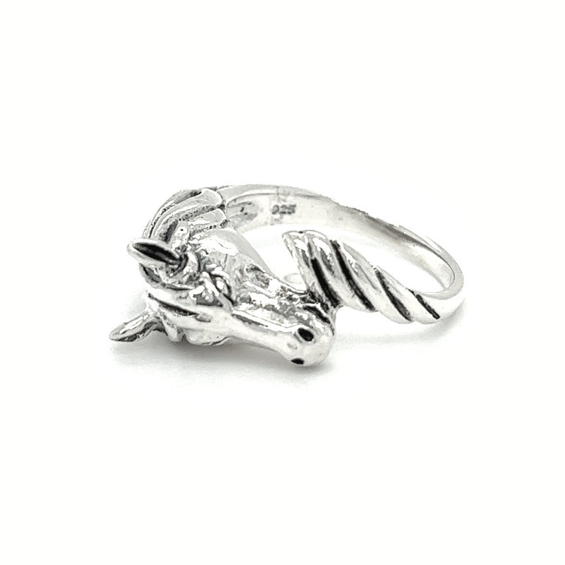 Sterling silver hotsell horse ring
